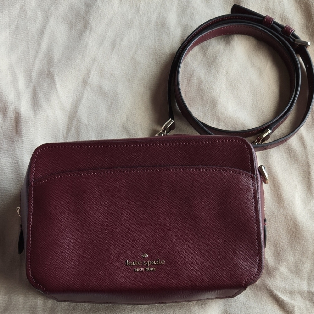 Kate Spade Deep Red Crossbody Bag